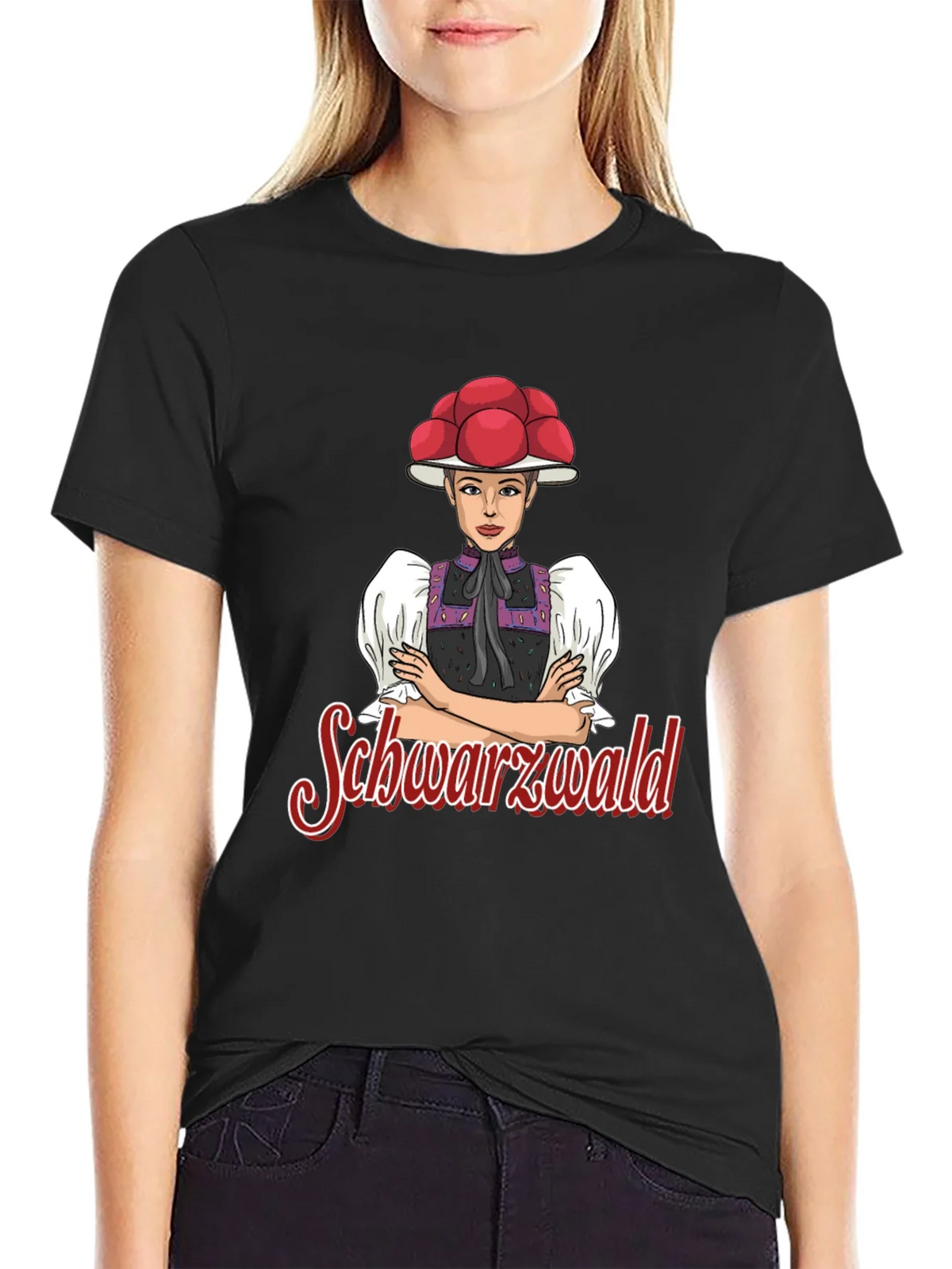 Black Forest Girl T-Shirt - Crew Neck Tee product image 2