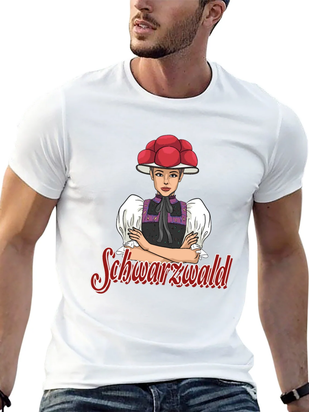 Black Forest Girl T-Shirt - Crew Neck Tee product image 12