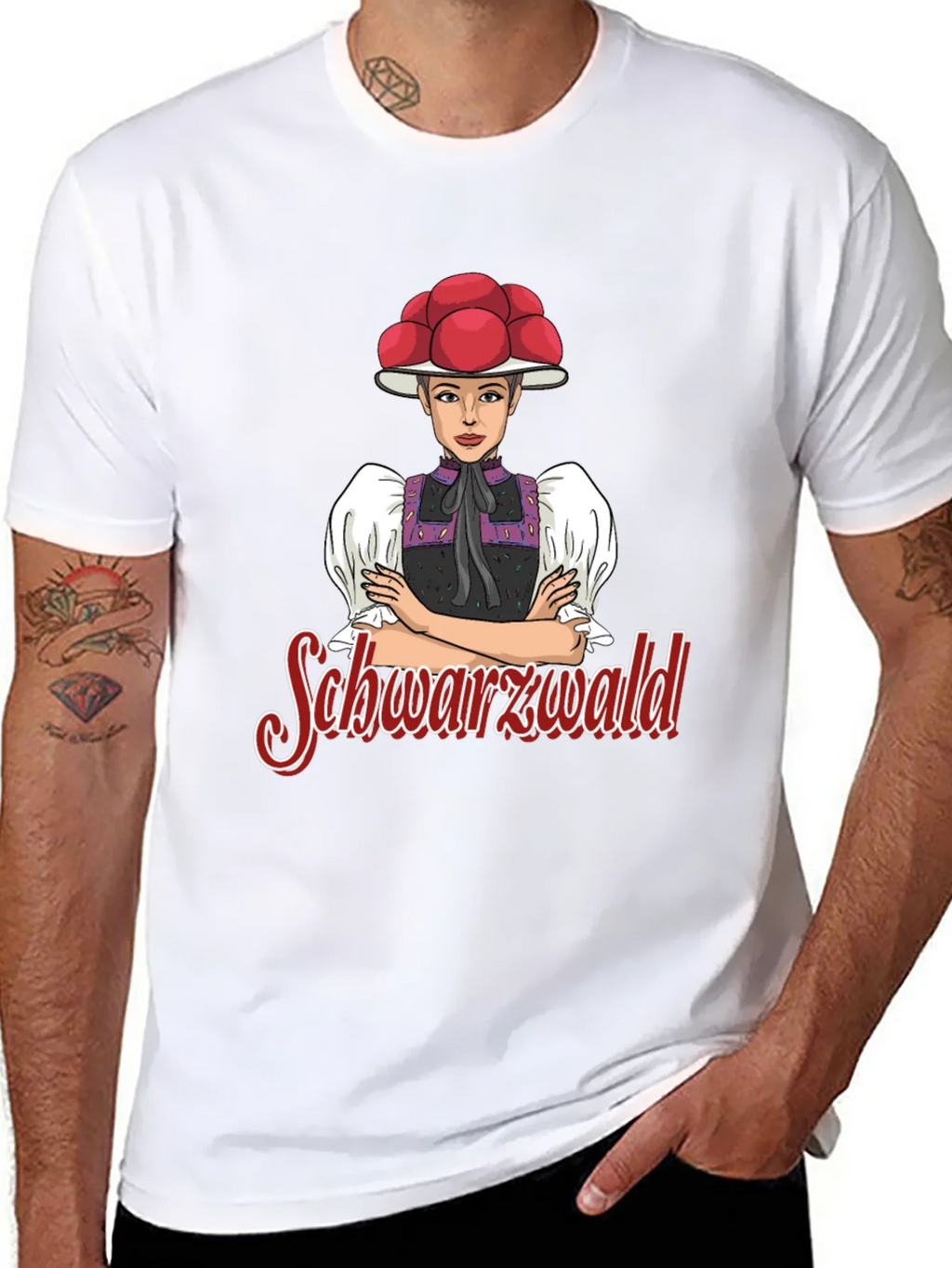 Black Forest Girl T-Shirt - Crew Neck Tee product image 7