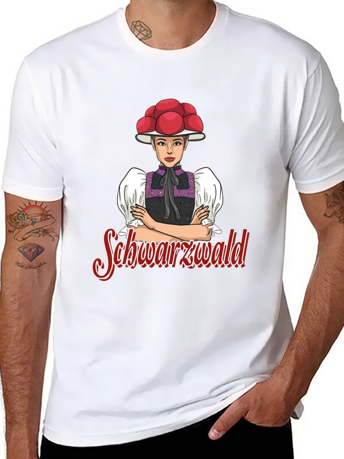 Black Forest Girl T-Shirt - Crew Neck Tee product image 7