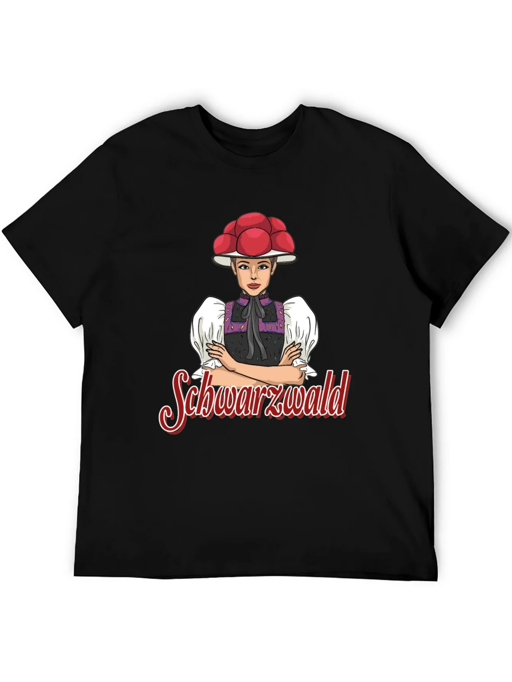 Black Forest Girl T-Shirt - Crew Neck Tee product image 5