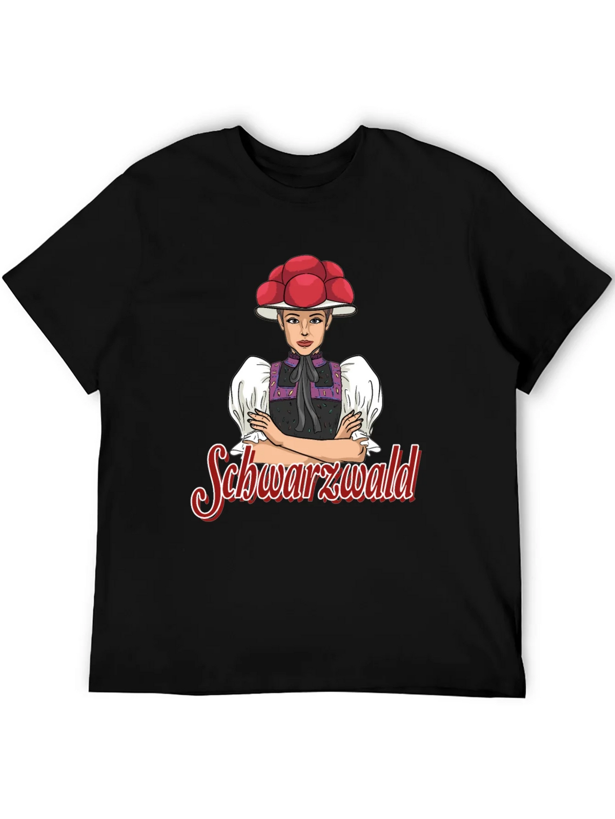 Black Forest Girl T-Shirt - Crew Neck Tee product image 5