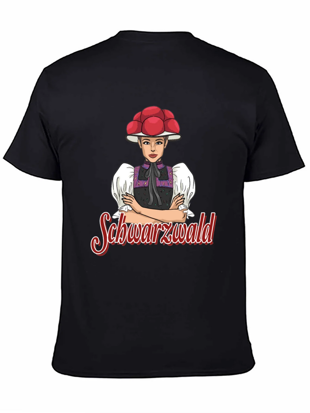 Black Forest Girl T-Shirt - Crew Neck Tee product image 4