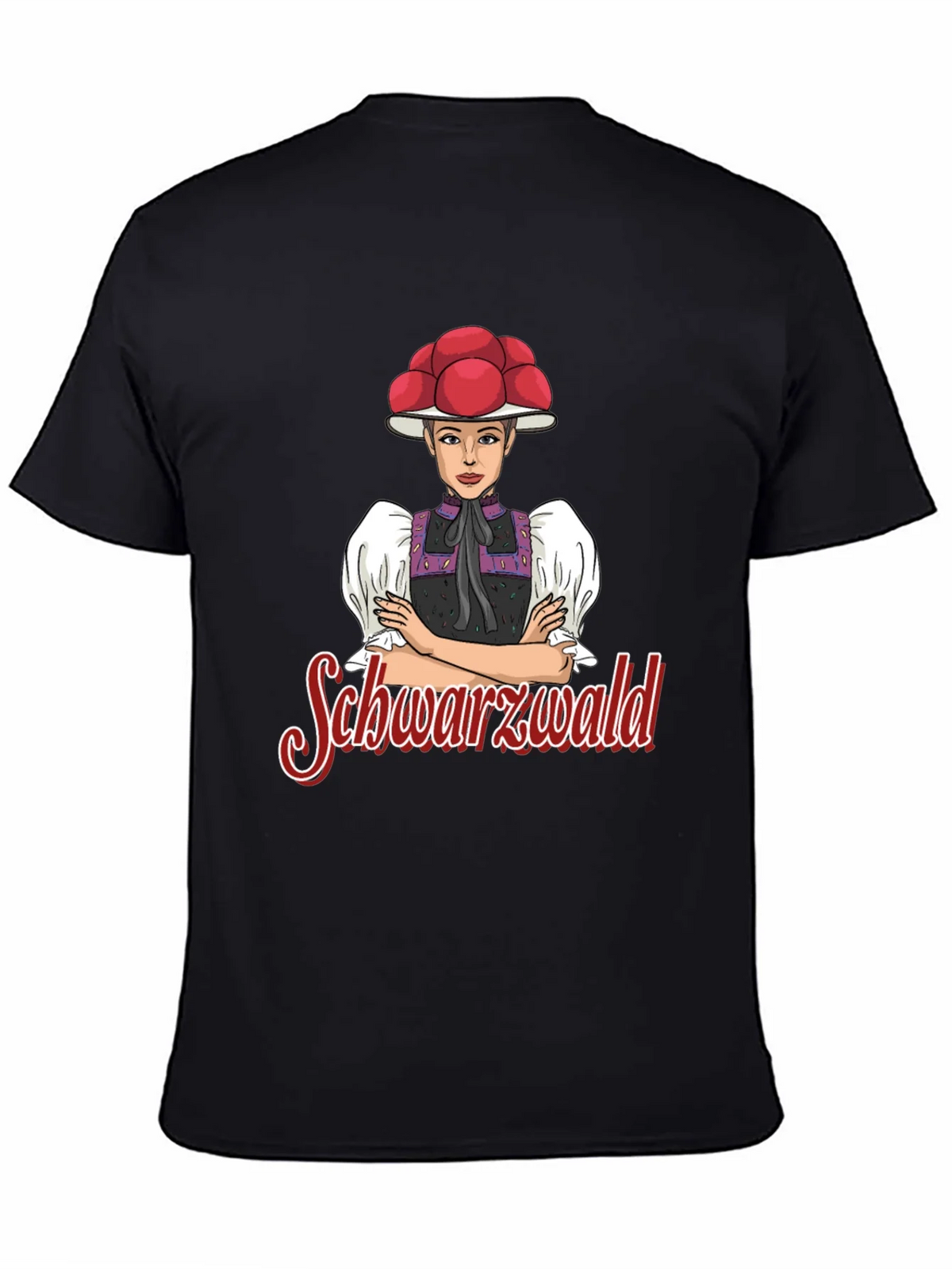 Black Forest Girl T-Shirt - Crew Neck Tee product image 4