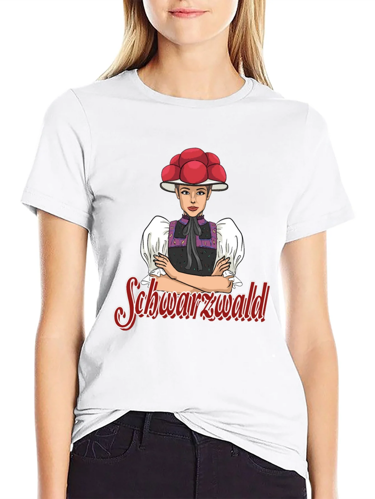 Black Forest Girl T-Shirt - Crew Neck Tee product image 8
