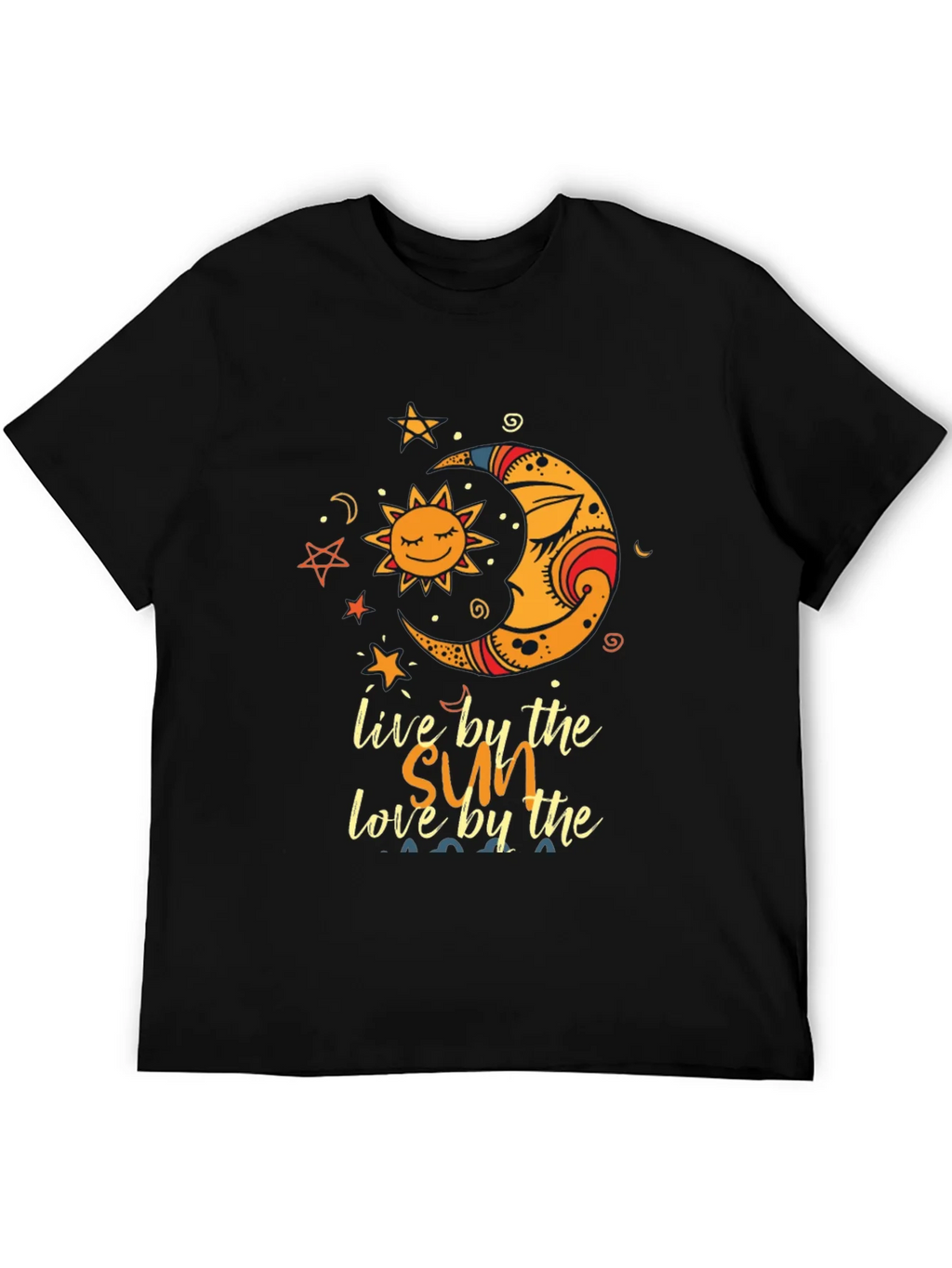 Sun & Moon Graphic Tee - Live by the Love by product image 4