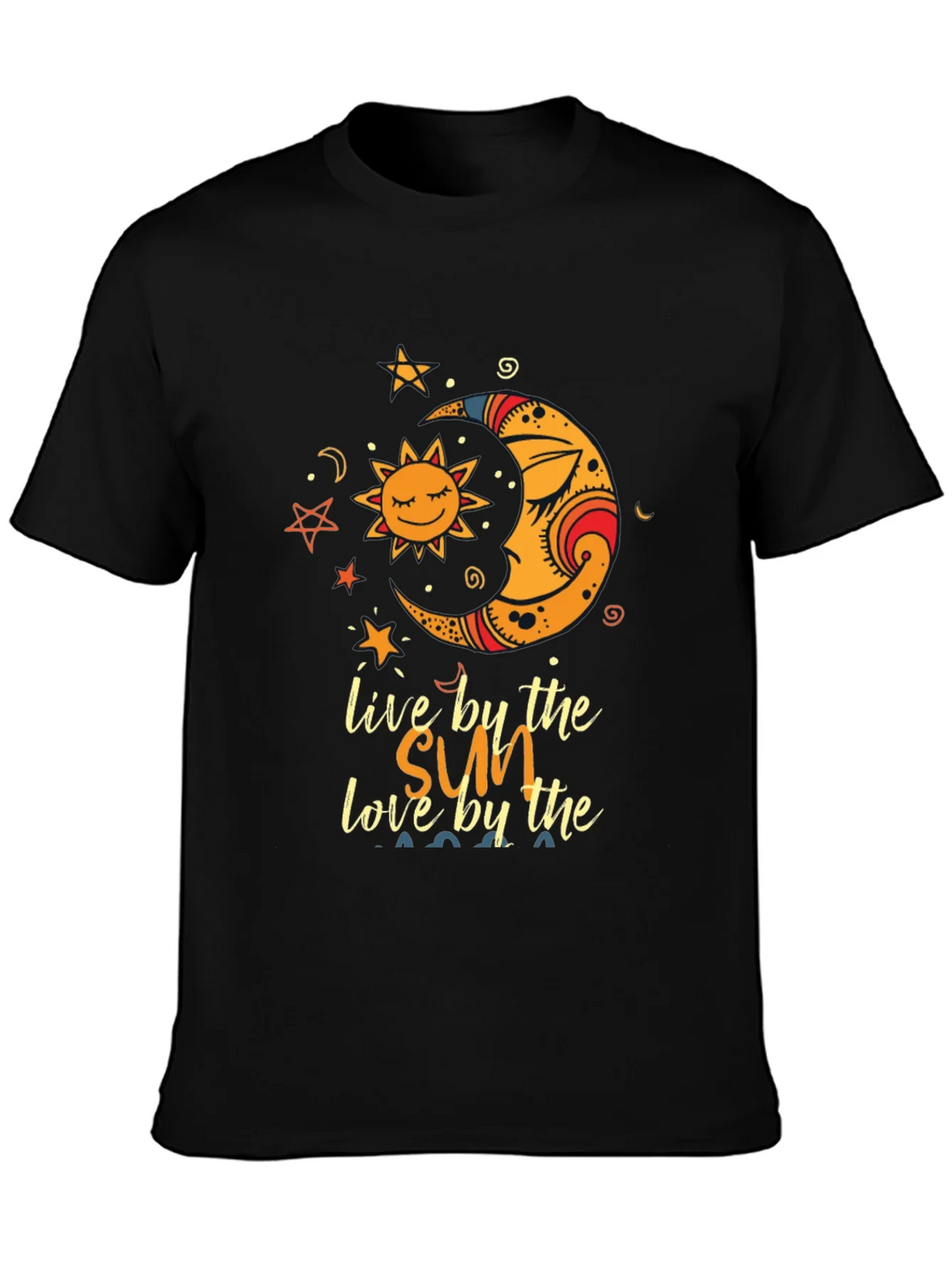 Sun & Moon Graphic Tee - Live by the Love by product image 3