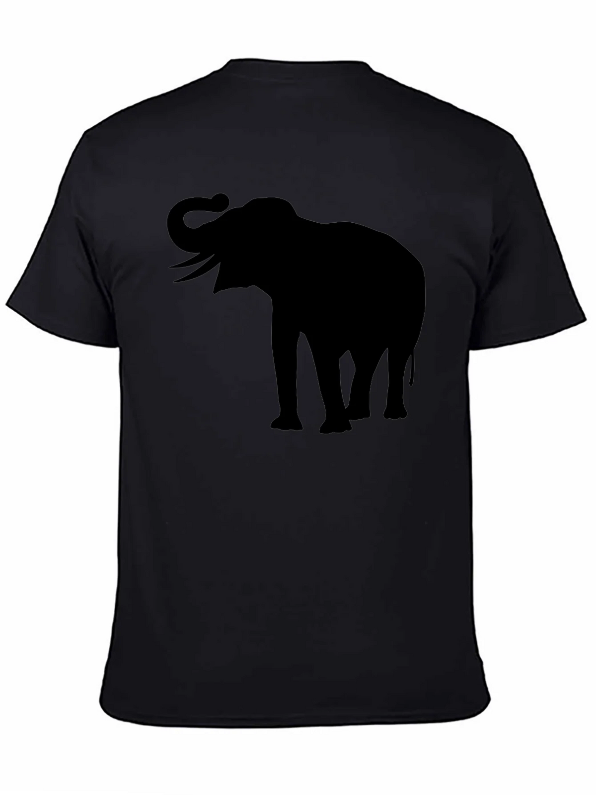 Elephant Silhouette T-Shirt - Black product image 4
