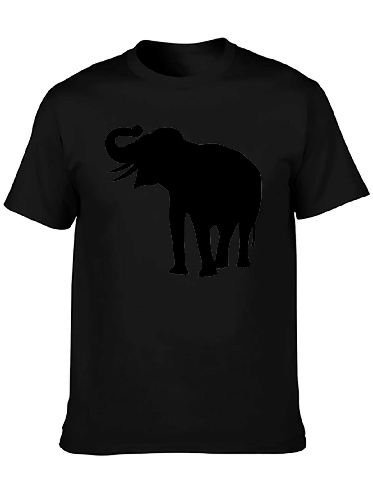 Elephant Silhouette T-Shirt - Black product image 3