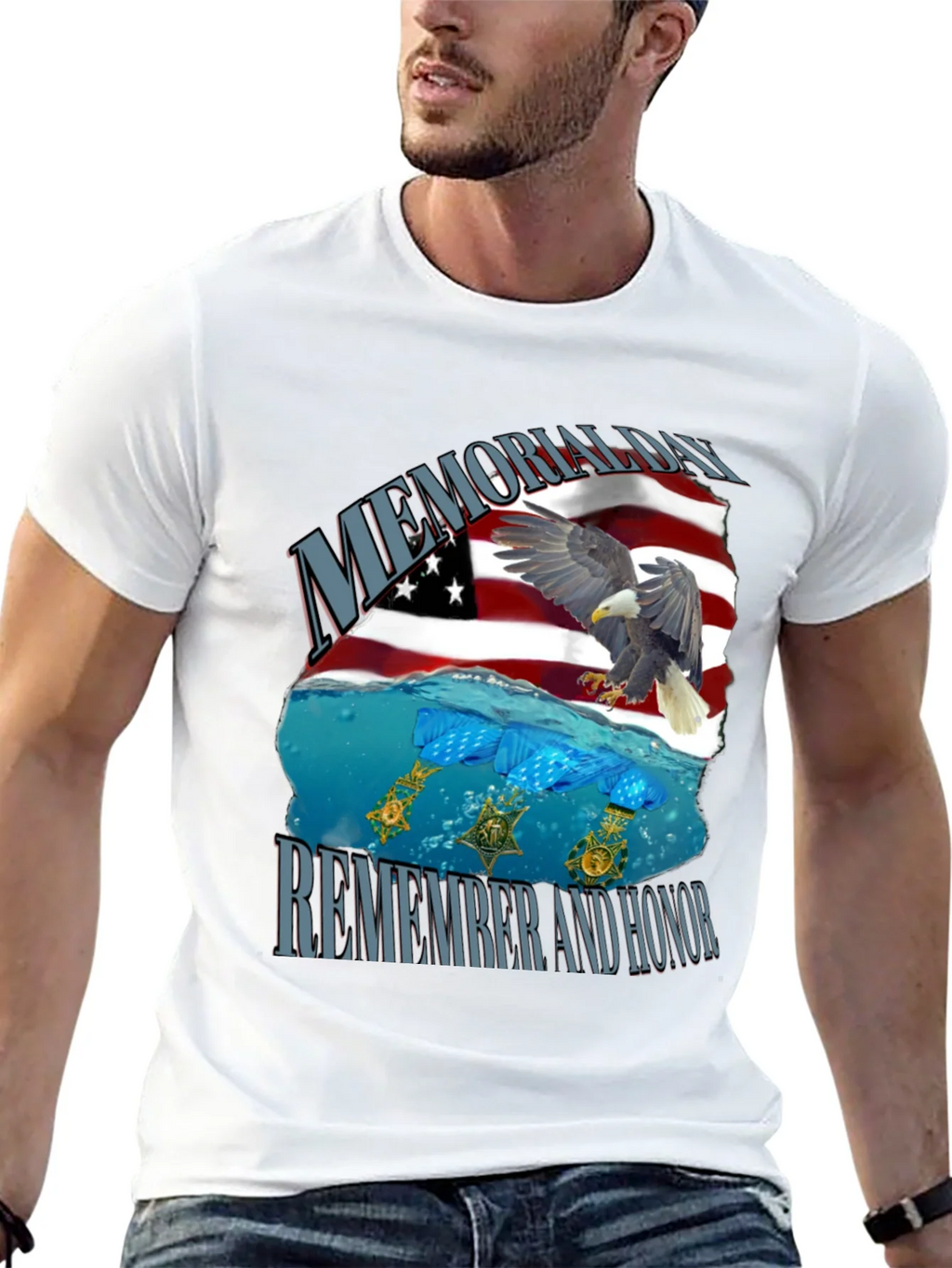 Memorial Day Remember and Honor T-Shirt product image 12