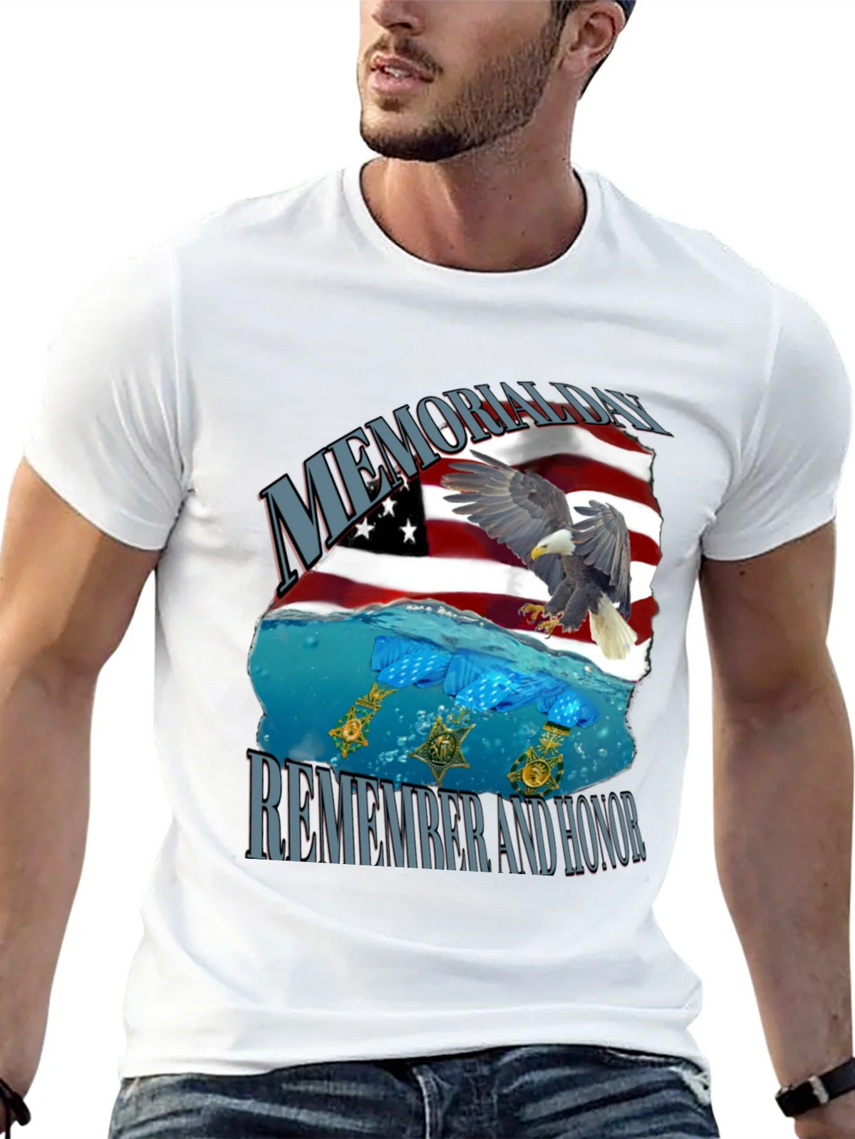 Memorial Day Remember and Honor T-Shirt product image 12