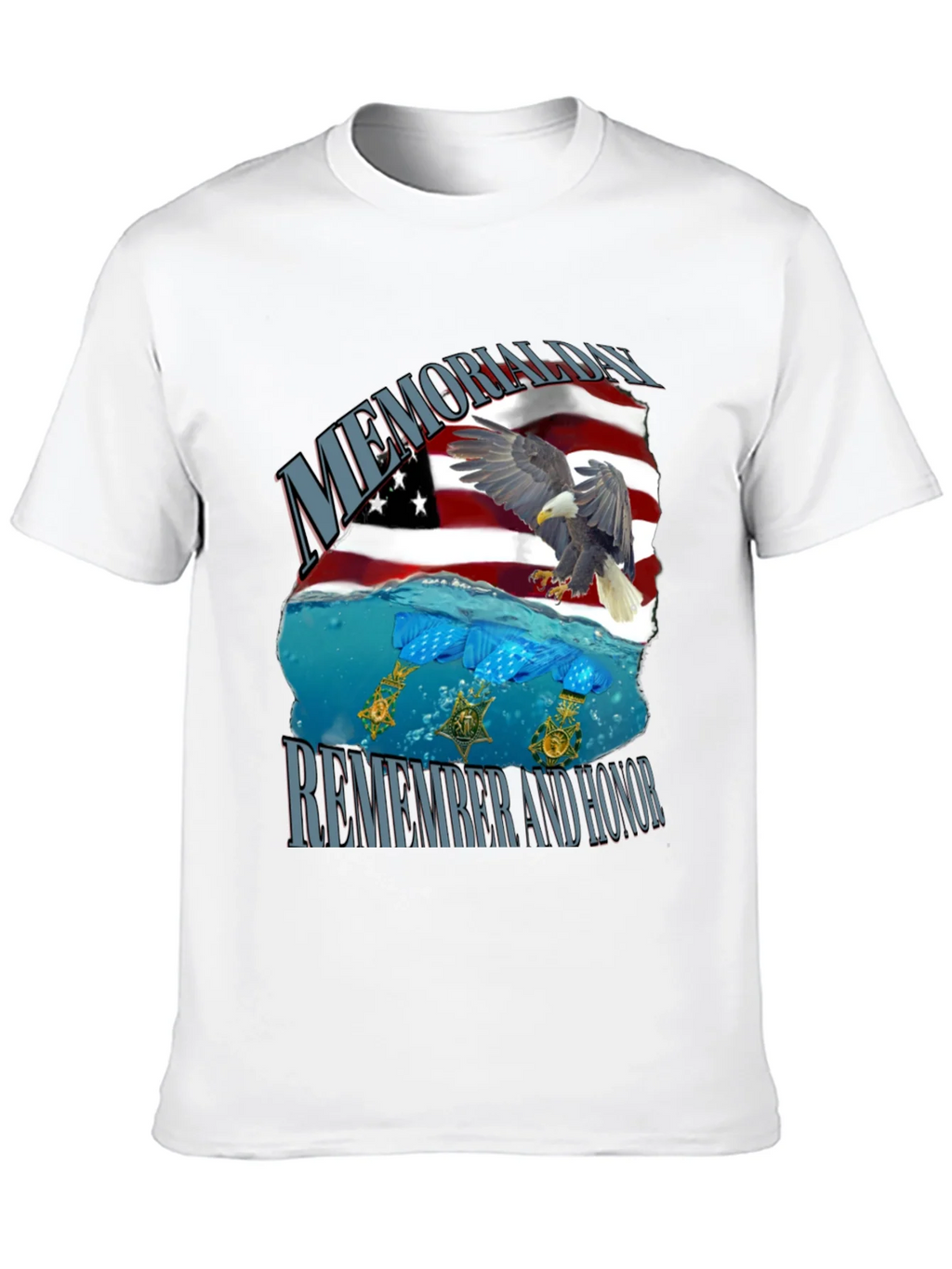 Memorial Day Remember and Honor T-Shirt product image 9