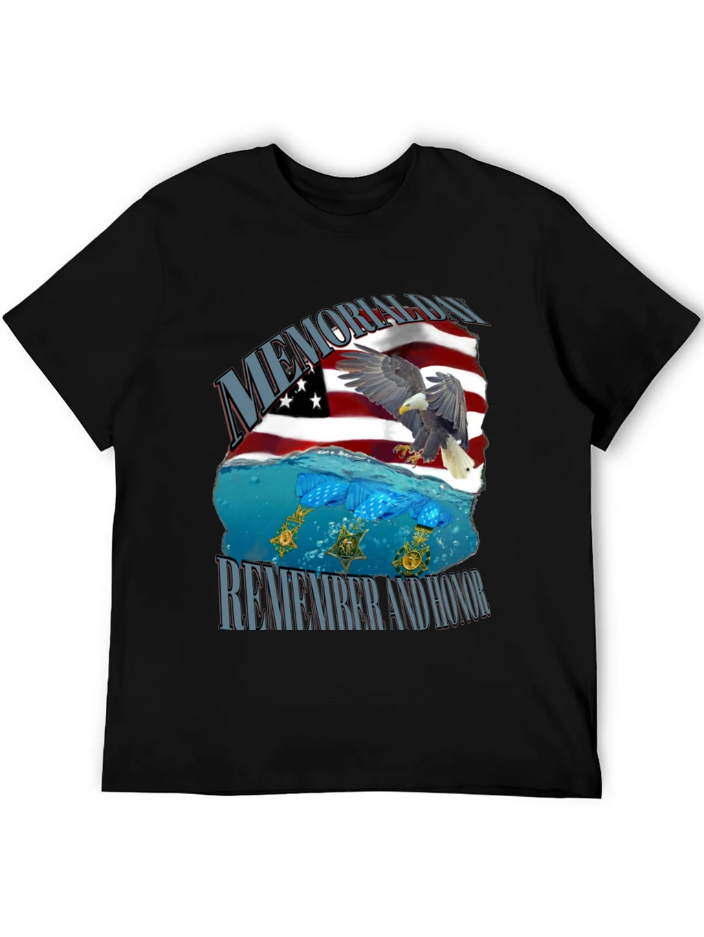 Memorial Day Remember and Honor T-Shirt product image 5