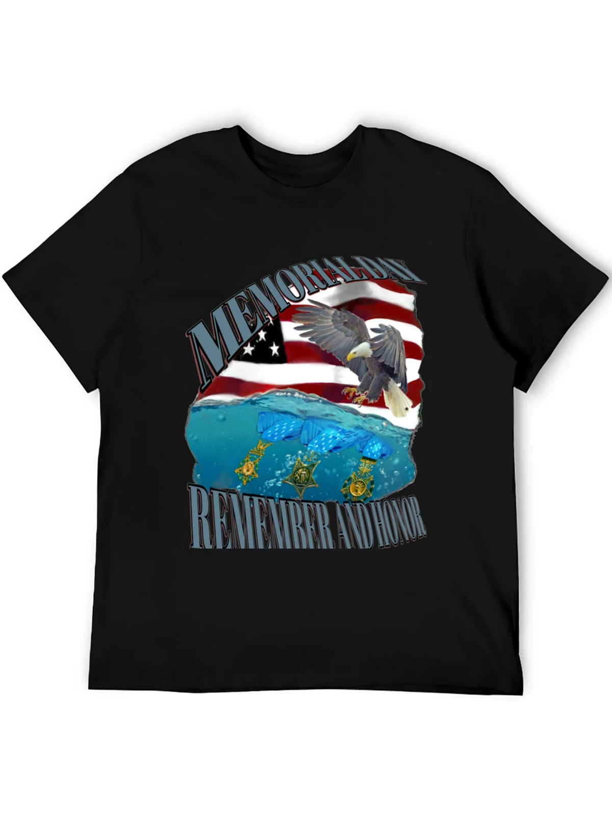 Memorial Day Remember and Honor T-Shirt product image 5