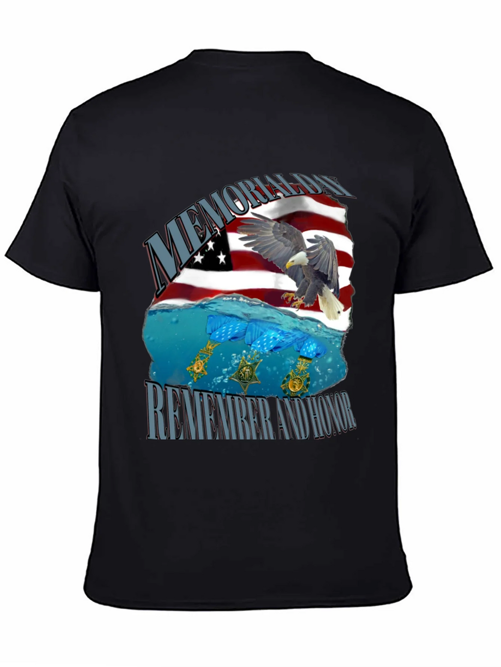 Memorial Day Remember and Honor T-Shirt product image 4