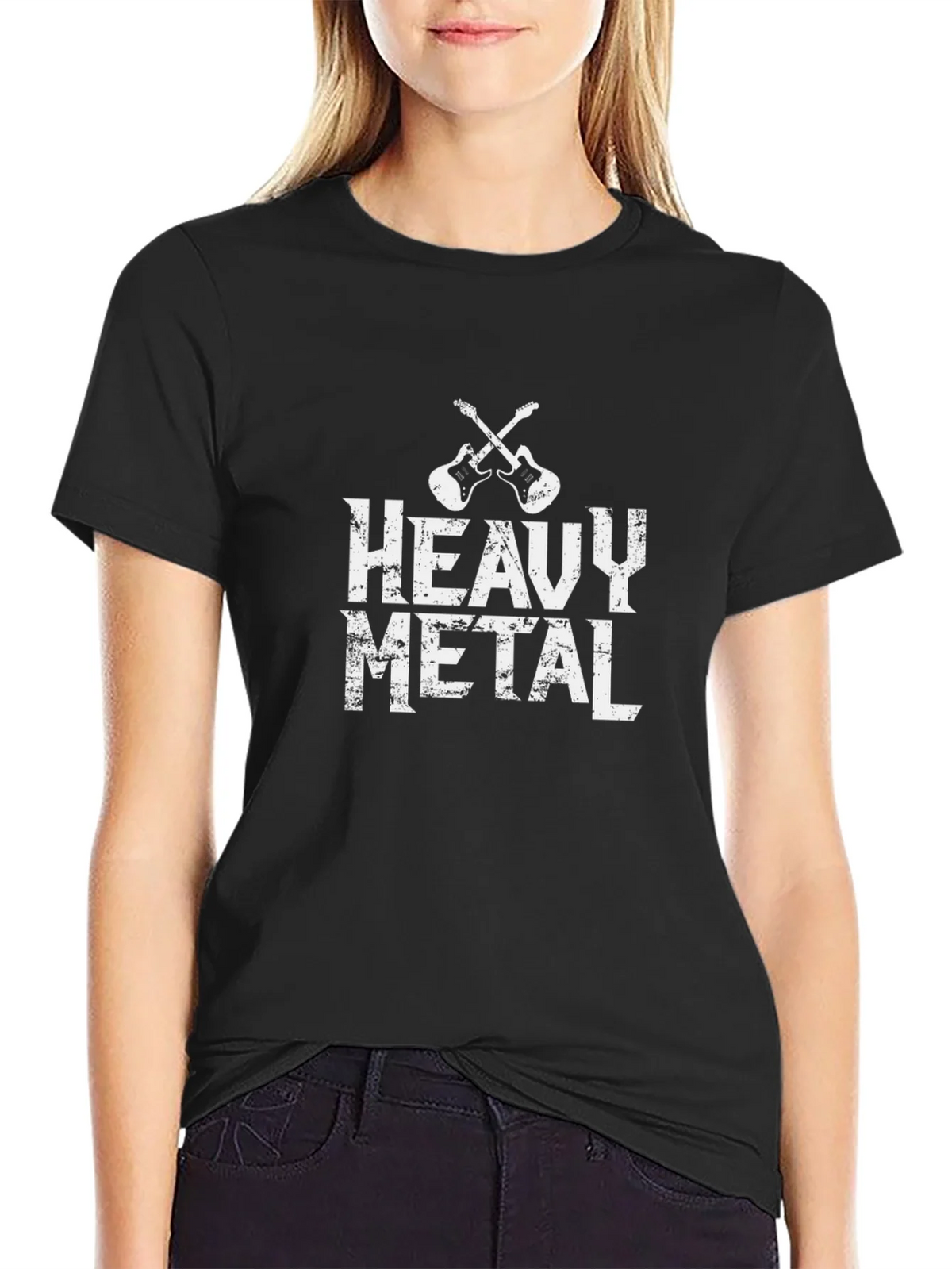 Heavy Metal Guitar T-Shirt Rock Music Tee product image 2