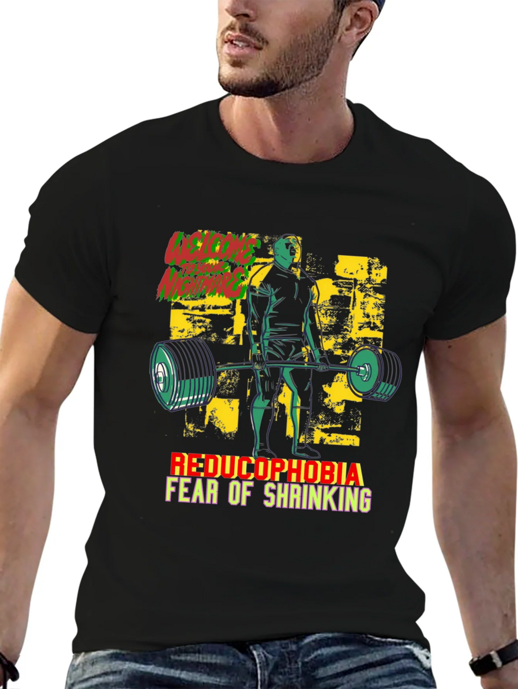 Reducophobia Fear of Shrinking T-Shirt product image 6