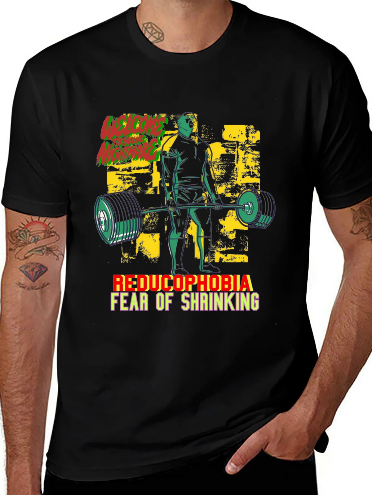 Reducophobia Fear of Shrinking T-Shirt product image 1