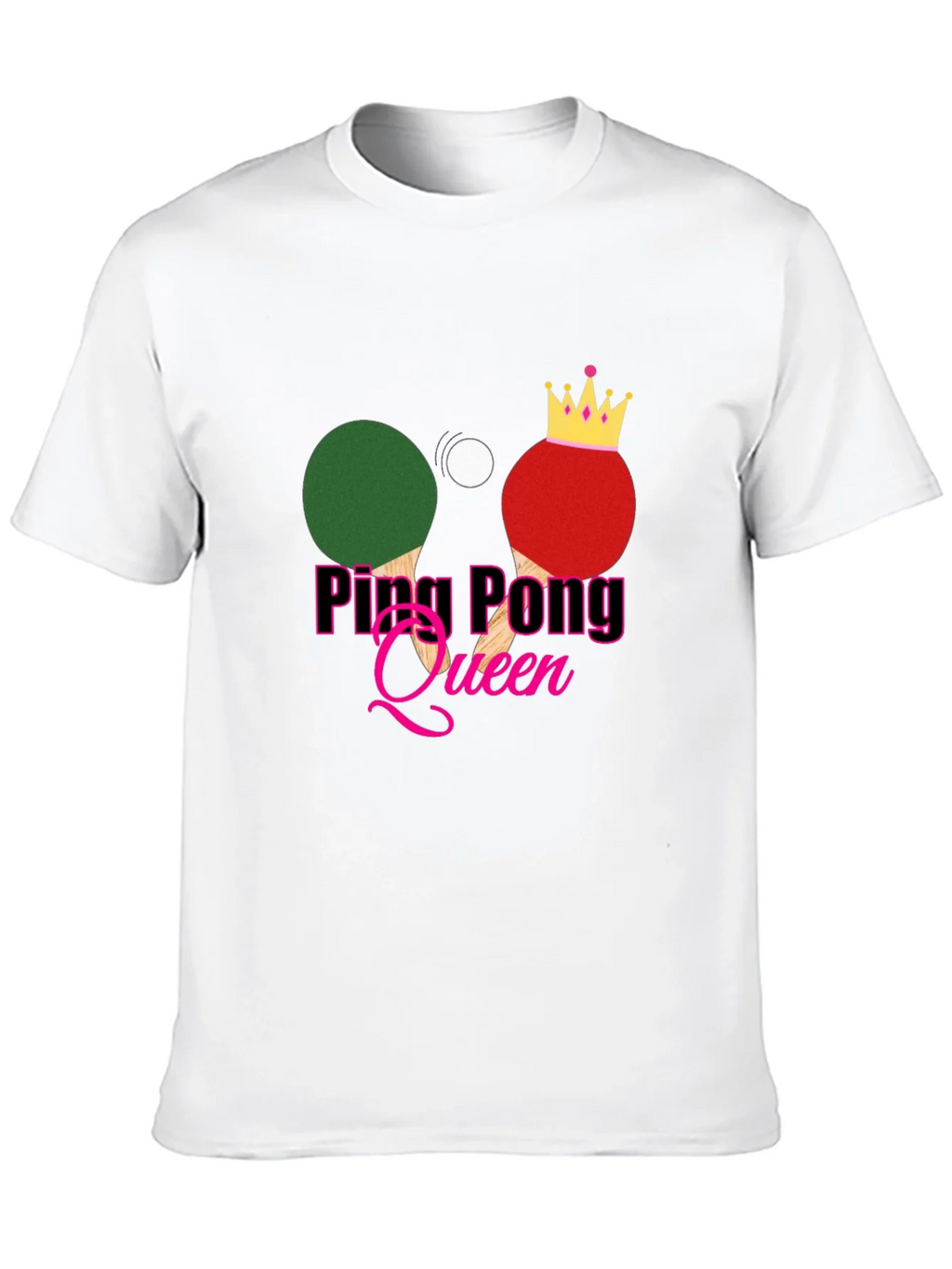 Ping Pong Queen Graphic Tee - Sporty and Stylish! product image 9