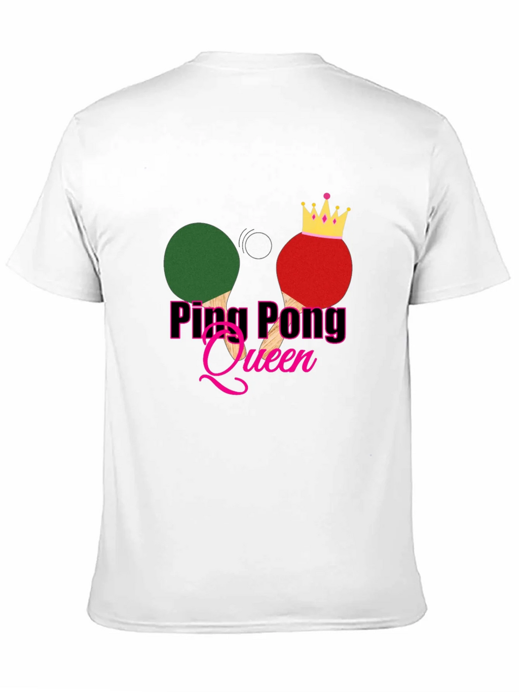 Ping Pong Queen Graphic Tee - Sporty and Stylish! product image 10
