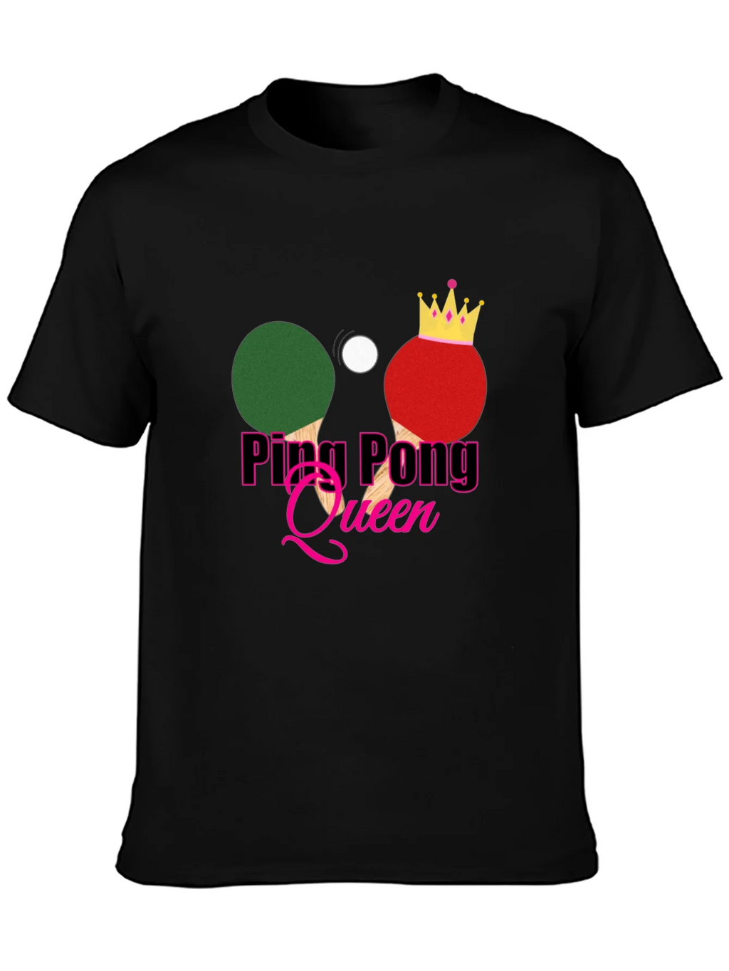 Ping Pong Queen Graphic Tee - Sporty and Stylish! product image 3