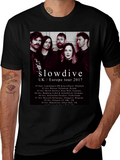 Slowdive UK/Europe Tour 2017 Black T-Shirt product image 1